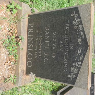 PRINSLOO Daniel J.C. 1885-1976