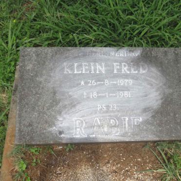 RABIE Fred 1979-1981