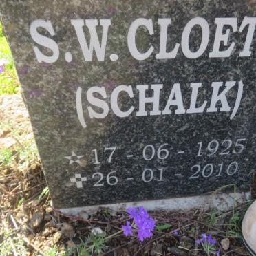 REINERS David Schalk 1893-1963 :: CLOETE S.W. 1925-2010 :: CLOETE M.M.S. 1928-2004
