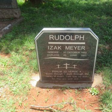 RUDOLPH Izak Meyer 1922-1953
