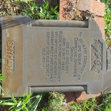 SNYMAN Cornelius Johannes 1897-1945