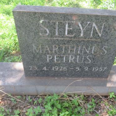 STEYN Marthinus Petrus 1926-1957