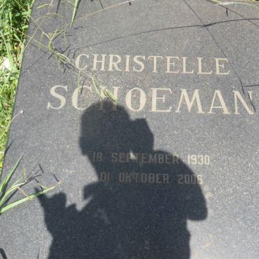 SCHOEMAN Christelle 1930-2006