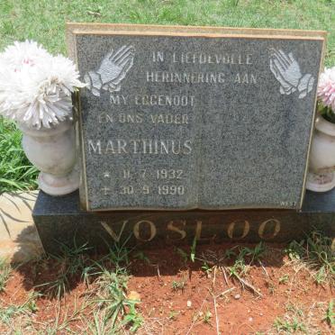 VOSLOO Marthinus 1932-1990