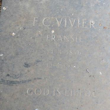 VIVIER Fransie F.C. 1896-1980