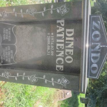 ZONDO Dineo Patience 1974-2008