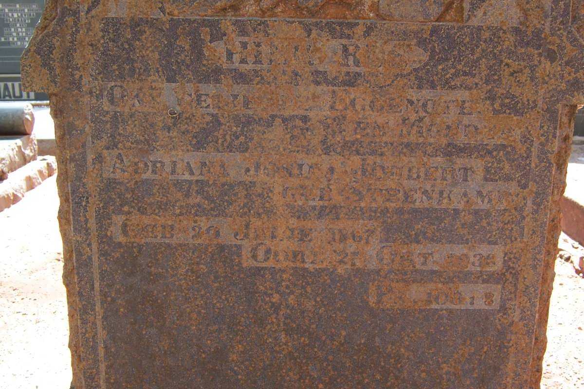 JOUBERT Adriana Josina nee STEENKAMP 1867-1936