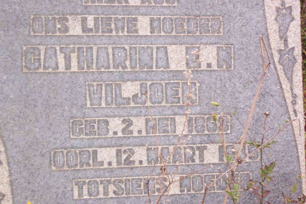 VILJOEN Catharina E. N. 1868-1945