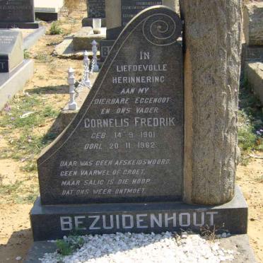 BEZUIDENHOUT Cornelis Frederik 1901-1962 