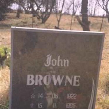 BROWNE John 1922-1995