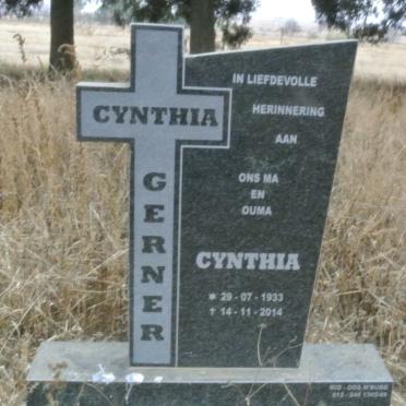GERNER Otto 1927-1998 :: GERNER Cynthia 1933-2014