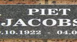 JACOBSZ Piet 1922-2010