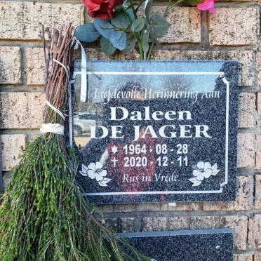 JAGER Daleen, de 1964-2020