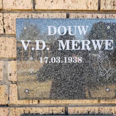 MERWE Douw, v.d. 1938-