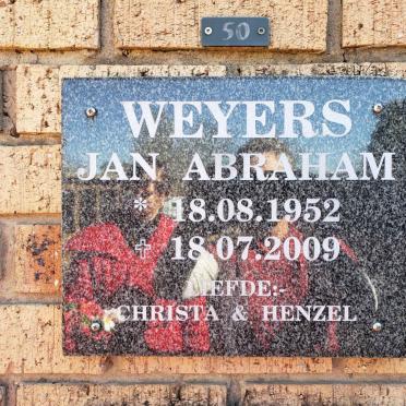 WEYERS Jan Abraham 1952-2009