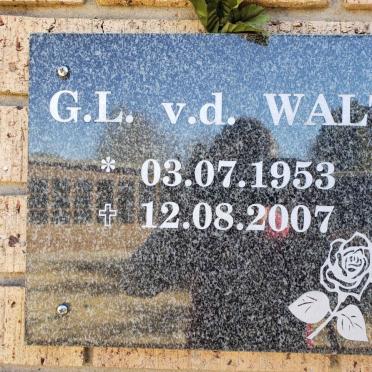 WALT G.L., v.d. 1953-2007