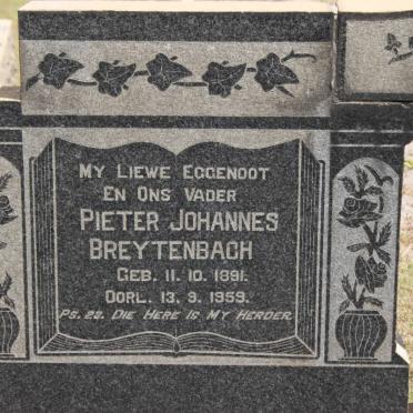 BREYTENBACH Pieter Johannes 1891-1959