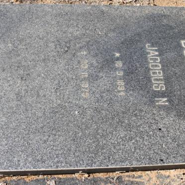 BOSHOFF Jacobus N. 1894-1975