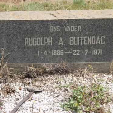 BUITENDAG Rudolph A. 1886-1971