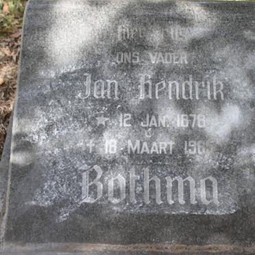 BOTHMA Jan Hendrik 1878-1965