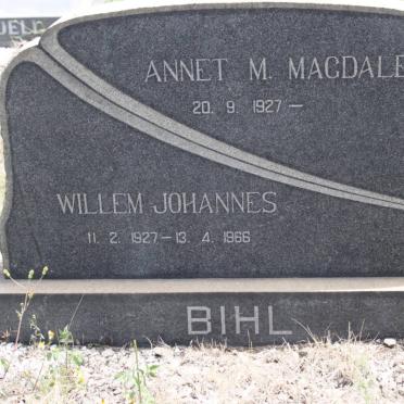 BIHL Willem Johannes 1927-1966 &amp; Annet M. Magdalena 1927-