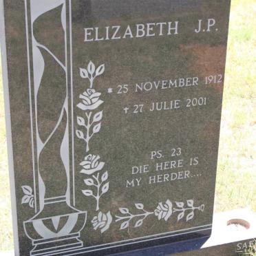 COETSER Elizabeth J.P. 1912-2001