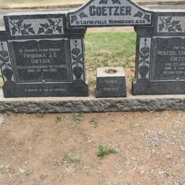 COETZER Wentzel Christoffel 1879-1956 &amp; Frederika J.C. J. VAN RENSBURG 1885-1953