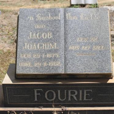FOURIE Jacob Joachim 1875-1962