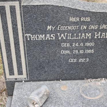 HAMMON Thomas William 1900-1955