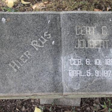 JOUBERT Gert C. 1891-1970