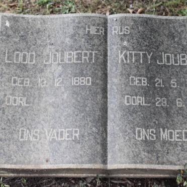 JOUBERT Lood 1880- &amp; Kitty 1894-1965