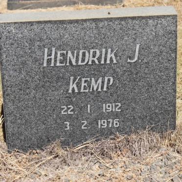 KEMP Hendrik J. 1912-1976