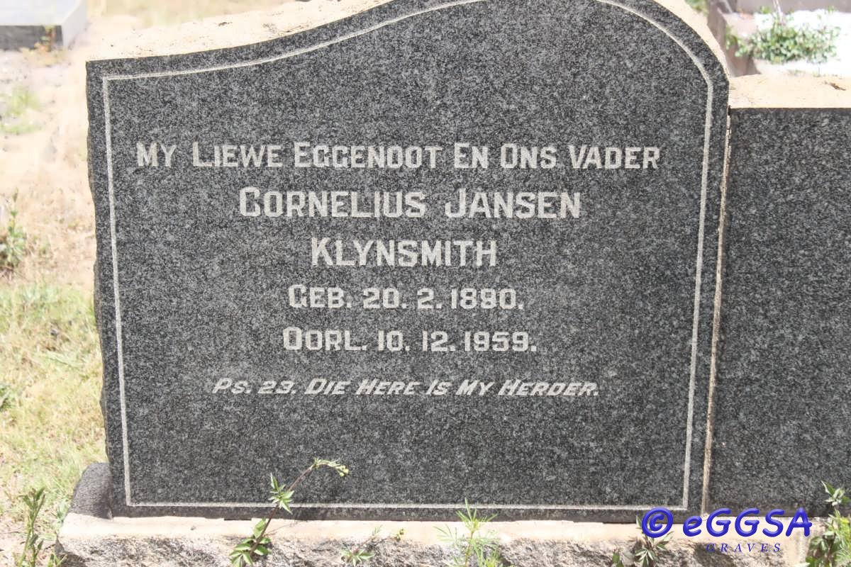 KLYNSMITH Cornelius Jansen 1890-1959