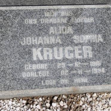 KRUGER Johanna Sophia 1915-1994
