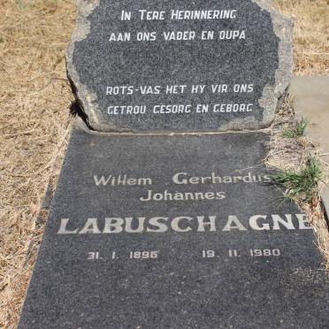 LABUSCHAGNE Willem Gerhardus Johannes 1896-1980