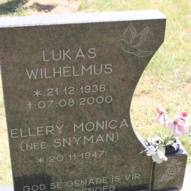 MEYER Lukas Wilhelmus 1936-2000 &amp; Ellery Monica SNYMAN 1947-