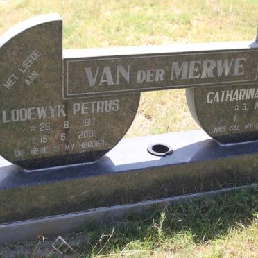 MERWE Lodewyk Petrus, van der 1917-2001 &amp; Cathatrina Maria D. 1926-