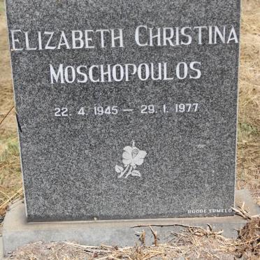 MOSCHOPOULOS Elizabeth Christina 1945-1977