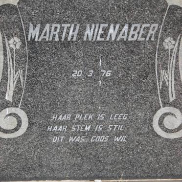 NIENABER Marth 1976-