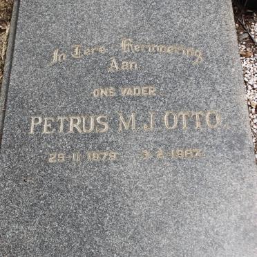 OTTO Petrus M.J. 1879-1967