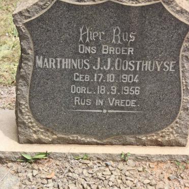 OOSTHUYSE Marthinus J.J. 1904-1956