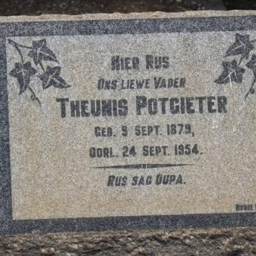 POTGIETER Theunis 1879-1954