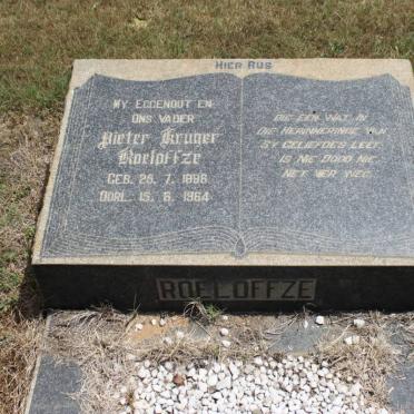 ROELOFFZE Pieter Kruger 1896-1964