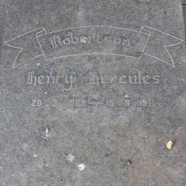 ROBERTSON Henry Hercules 1889-1971