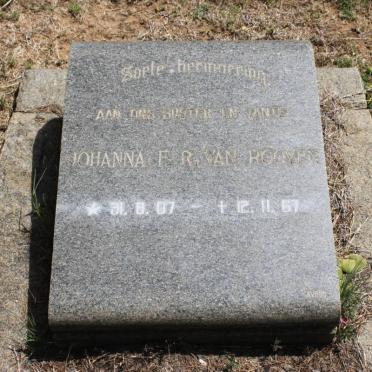 ROOYEN Johanna F.R., van 1907-1967