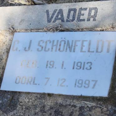 SCHONFELDT G.J. 1913-1997