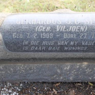 SPIES Gerhardus J.C. nee VILJOEN 1909-1970