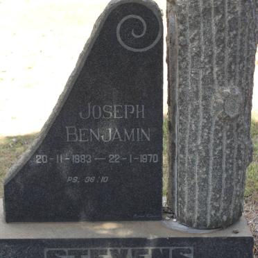 STEVENS Joseph Benjamin 1883-1970