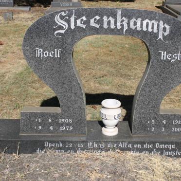 STEENKAMP Roelf 1908-1979 &amp; Hester 1919-2001
