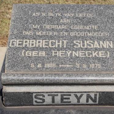 STEYN Gerbrecht Susanna nee REYNECKE 1906-1979